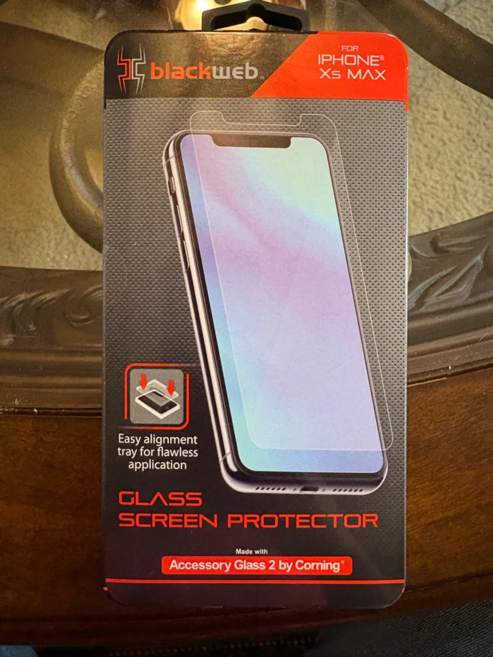 iPhone Xs Max Tempered Glass Screen Protector kit
